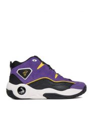 Shaq Sneakersy EOSS-H.O.F AQ95027B-UZ Fioletowy. Fioletowe buty sportowe chłopięce Shaq, bez wzorów, ze skóry, bez zapięcia. Za 279.99 zł.