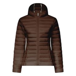 Kurtka JOTT CLOE Brązowy. Brązowe kurtki sportowe damskie jott, bez wzorów, z tkaniny, bez kaptura, trekkingowe. Za 405.99 zł.