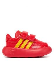 Adidas Sneakersy Disney Breaknet 2.0 JH9235 Czerwony. Czerwone buty sportowe dziewczęce Adidas, bez wzorów, ze skóry, bez zapięcia. Za 119.99 zł.