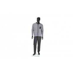 Piżama męska rozm. L zapinana wzór Massana. Szare piżamy męskie Massana Homewear, l, bez wzorów, z bawełny, bez ramiączek, długie. Za 329.00 zł.