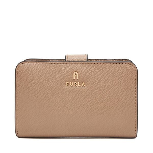 Portfel Furla. Brązowe portfele damskie Furla, bez wzorów. Za 749.99 zł.