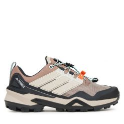 Trekkingi adidas. Brązowe obuwie sportowe damskie Adidas, bez wzorów, trekkingowe, adidas terrex. Za 509.99 zł.