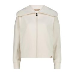 Kurtka damska z zamkiem z przodu CMP. Białe swetry damskie CMP, bez wzorów, sportowe, bez kołnierzyka, bez ramiączek, bez kaptura. Za 340.00 zł.