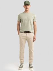Koszulka męska z kieszonką zielona Carbon 300. Zielone t-shirty męskie Big Star, l, z aplikacjami, z bawełny, klasyczne, bez kołnierzyka. W wyprzedaży za 99.99 zł.