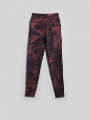 4F Legginsy treningowe szybkoschnące damskie - brązowe XL. Brązowe legginsy damskie 4f, l, bez wzorów, z podwyższonym stanem, na fitness i siłownię. Za 149.99 zł.