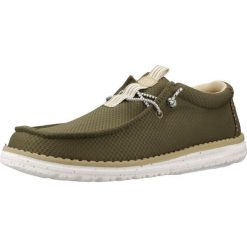 Buty HEY DUDE WALLY MESH NEUTRALS Zielony. Zielone trekkingi męskie Hey dude, trekkingowe. Za 233.99 zł.