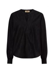 MOS MOSH Bluzka - MMYen Sina Lace Kobiety niebieski, L. Niebieskie bluzki damskie Mos Mosh, l, bez wzorów, bez kołnierzyka, bez ramiączek. Za 599.95 zł.