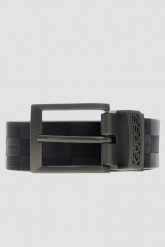 GUESS Czarny dwustronny męski pasek w monogram Reversible Logo Belt, Rozmiar M. Czarne paski damskie Guess, z aplikacjami, eleganckie. Za 439.99 zł.