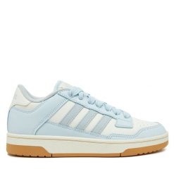 Buty do koszykówki adidas. Niebieskie obuwie sportowe damskie Adidas, bez wzorów, do koszykówki. Za 219.99 zł.