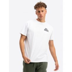 Zestaw 2 koszulek o regularnym kroju Lonsdale Blairmore. Białe koszulki sportowe męskie Lonsdale, bez wzorów, bez kołnierzyka, bez ramiączek. Za 199.50 zł.