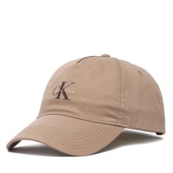 Czapka z daszkiem Calvin Klein. Brązowe czapki i kapelusze męskie Calvin Klein, bez wzorów. Za 129.99 zł.