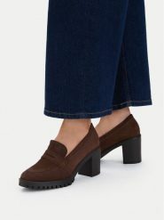 Lasocki Półbuty CEO-WI23-LUM-11 Brązowy. Brązowe półbuty damskie Lasocki, bez wzorów, ze skóry, bez obcasa, na obcasie, bez zapięcia. Za 229.99 zł.