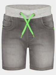 Blue Seven Szorty jeansowe 840077 X Szary Regular Fit. Szare szorty dla chłopców Blue Seven, bez wzorów, z bawełny. Za 89.99 zł.