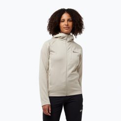 Bluza polarowa damska Jack Wolfskin Alpgrat. Szare bluzy damskie Jack Wolfskin, bez wzorów, z polaru, bez kaptura. Za 489.99 zł.