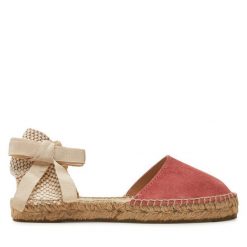 Espadryle Manebi. Czerwone sandały damskie Manebi, bez wzorów, bez obcasa, bez zapięcia. Za 379.99 zł.