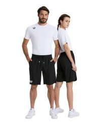 Spodenki Arena Team Bermuda Panel. Czarne szorty sportowe damskie Arena, na lato, xl, bez wzorów, z materiału, eleganckie, na fitness i siłownię. Za 232.00 zł.