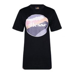 Koszulka damska Ellesse Shabunda. Czarne koszulki sportowe damskie Ellesse, s, bez wzorów, bez kołnierzyka, bez ramiączek. Za 76.99 zł.