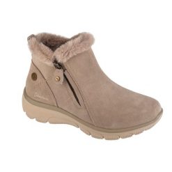 Buty zimowe damskie, Easy Going - High Zip 2. Brązowe obuwie sportowe damskie Skechers, bez wzorów, trekkingowe, Skechers Sport. Za 429.99 zł.