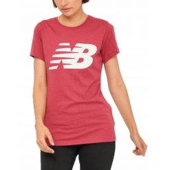 Koszulka sportowa damska New Balance. Czarne koszulki sportowe damskie New Balance, xs, bez wzorów, bez kołnierzyka, bez ramiączek. Za 91.00 zł.