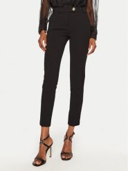 Rinascimento Spodnie materiałowe CFC0119991003 Czarny Regular Fit. Czarne spodnie materiałowe damskie Rinascimento, xl, bez wzorów, z materiału. Za 299.99 zł.