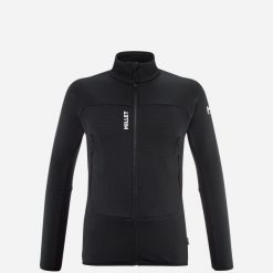 Kurtka polarowa męska MILLET M Fusion Grid Jkt Czarny. Czarne kurtki męskie Millet, m, bez wzorów, z polaru, bez kaptura. Za 679.00 zł.