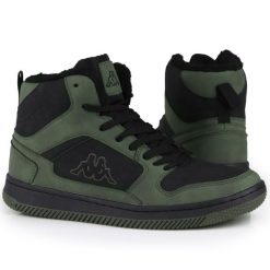 Buty męskie zimowe ocieplane Kappa LINEUP FUR. Czarne trekkingi męskie Kappa, na zimę, trekkingowe. Za 143.10 zł.