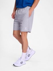 Szorty Hummel Go 2.0. Niebieskie krótkie spodenki sportowe męskie Hummel, m, bez wzorów, z bawełny, do piłki nożnej. Za 167.00 zł.
