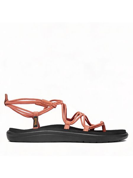 Teva Sandały Voya Infinity 1019622 Pomarańczowy. Brązowe sandały damskie Teva, bez wzorów, ze skóry, bez obcasa, na płaskiej podeszwie, bez zapięcia. Za 239.99 zł.