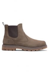 Sztyblety męskie TIMBERLAND Britton Road Mid Chelsea. Brązowe botki męskie Timberland, bez wzorów, z gumy, eleganckie, bez zapięcia. W wyprzedaży za 575.99 zł.