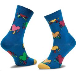 Skarpety Wysokie Unisex HAPPY SOCKS - STR05-7005 Niebieski. Skarpety damskie marki Happy Socks. Za 27.90 zł.