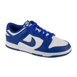 Męskie Buty Sportowe Dunk Retro Leather Low. Białe buty sportowe męskie Nike, bez zapięcia. Za 704.99 zł.