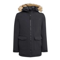 Parka z kapturem adidas Paveric Climawarm. Czarne parki męskie Adidas, na zimę, l, bez wzorów, z futra, z kapturem. Za 360.00 zł.