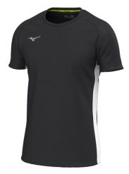 Koszulka Mizuno MZNRB. Czarne koszulki sportowe męskie Mizuno, l, bez wzorów, z materiału, bez kołnierzyka, bez ramiączek, do biegania. Za 172.10 zł.