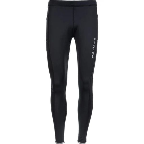 Legginsy Endurance Energy Windblock. Czarne legginsy sportowe męskie Endurance, m, bez wzorów, z poliesteru, do biegania. Za 263.50 zł.
