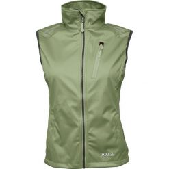Damska wodoodporna kurtka softshell Pro-X Elements Hanna. Zielone kurtki sportowe damskie PRO-X ELEMENTS, bez wzorów, z softshellu, bez kaptura, trekkingowe. Za 335.00 zł.