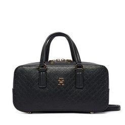 Torebka Tommy Hilfiger. Czarne torebki do ręki damskie Tommy Hilfiger, bez wzorów, klasyczne, bez dodatków. Za 649.99 zł.