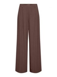 ONLY Spodnie materiałowe Lemmia 15370398 Brązowy Regular Fit. Brązowe spodnie materiałowe damskie Only, xl, bez wzorów, z materiału. Za 169.99 zł.