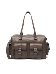 G-Star Raw Torebka EO-LDA8482C Beżowy. Brązowe torebki do ręki damskie G-Star Raw, bez wzorów, z materiału, retro, bez dodatków. Za 359.99 zł.