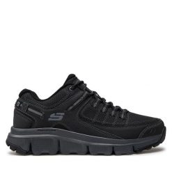 Trekkingi Skechers. Czarne trekkingi męskie Skechers, trekkingowe. Za 219.99 zł.
