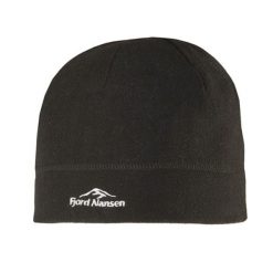 Czapka polarowa z logo Fjord Nansen Fall. Czarne czapki i kapelusze damskie FJORD NANSEN, na zimę, bez wzorów, z polaru. Za 49.99 zł.