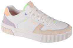 Buty sportowe Sneakersy damskie, Skechers Jade - Stylish Type. Białe obuwie sportowe damskie Skechers, bez wzorów, z materiału, trekkingowe. Za 279.99 zł.