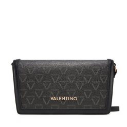 Torebka Valentino. Czarne listonoszki damskie Valentino, bez wzorów, bez dodatków. Za 269.99 zł.