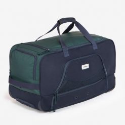 Torba jeździecka na kółkach 80 l. Niebieskie torby i plecaki dziecięce FOUGANZA, z poliesteru, duże. Za 299.99 zł.
