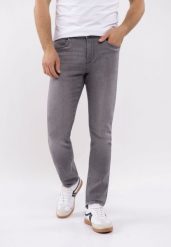 Jeansy szare, Straight Leg, D-LEON 52. Szare jeansy męskie Volcano, biznesowe. Za 189.99 zł.
