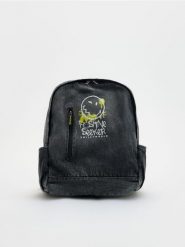 Plecak SmileyWorld® - ciemnoszary. Szare torby i plecaki dziecięce Reserved, małe. W wyprzedaży za 69.99 zł.