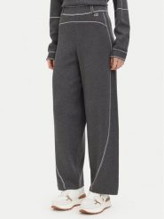 Liu Jo Sport Spodnie dzianinowe TF6077 MS59L Szary ciemny Regular Fit. Szare spodnie sportowe damskie Liu Jo Sport, l, bez wzorów, z dzianiny. Za 769.99 zł.