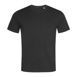 Męska Koszulka Clive Crew Neck Relaxed Fit T-shirt. Czarne koszulki sportowe męskie Stedman, m, bez wzorów, bez kołnierzyka, bez ramiączek, trekkingowe. Za 64.99 zł.