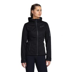 Kurtka softshell damska Kilpi BELTRA-W. Czarne kurtki damskie Kilpi, l, bez wzorów, z softshellu, bez kaptura, trekkingowe. Za 422.05 zł.
