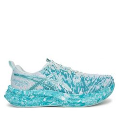 Buty do biegania Asics. Niebieskie obuwie sportowe damskie Asics, bez wzorów, do biegania. Za 539.99 zł.