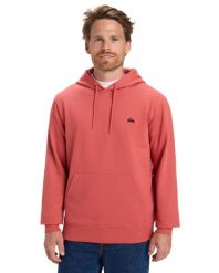 Bluza z kapturem dla Mężczyzn BASIC Różowy. Czerwone bluzy męskie Quiksilver, m, bez wzorów, z bawełny, z kapturem. Za 189.99 zł.